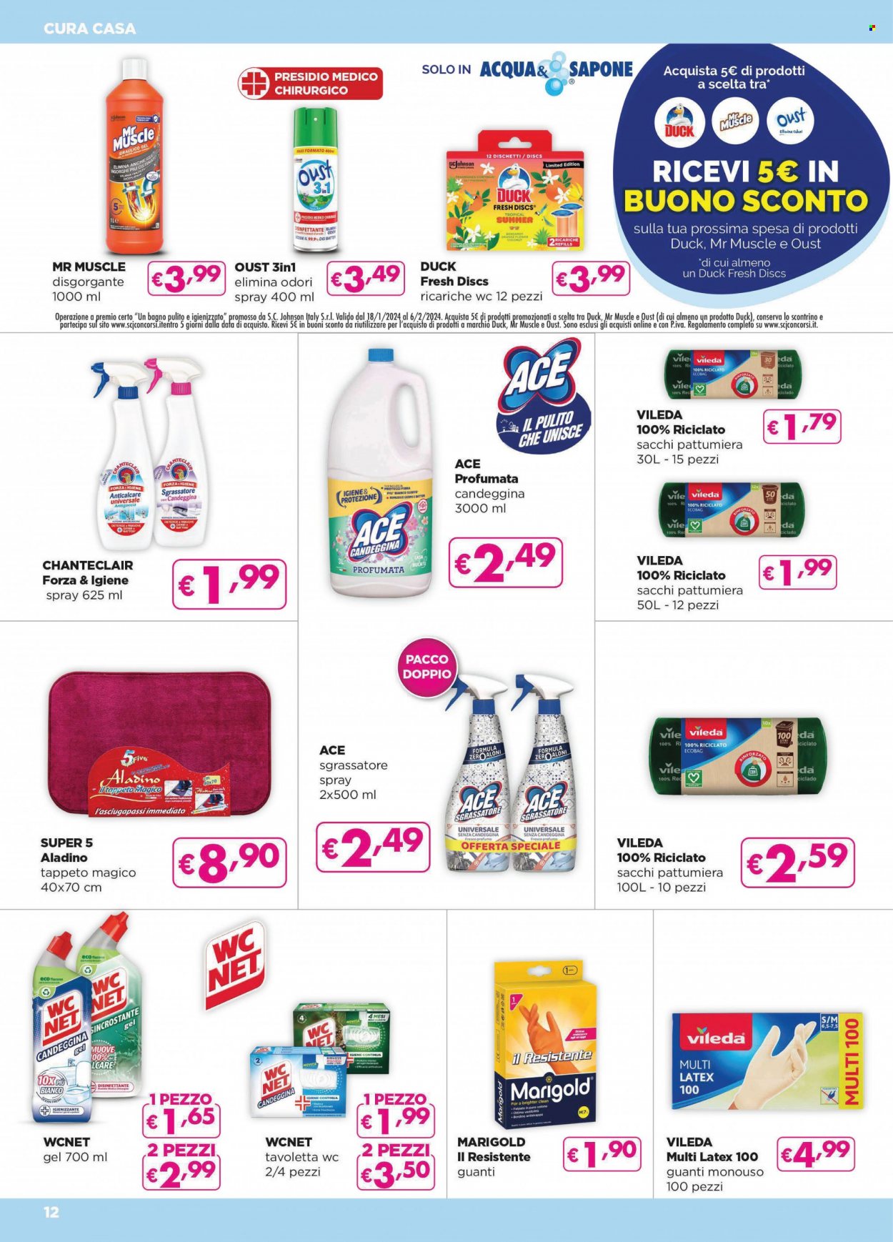 Volantino Acqua & Sapone - 18/1/2024 - 6/2/2024. Pagina 12