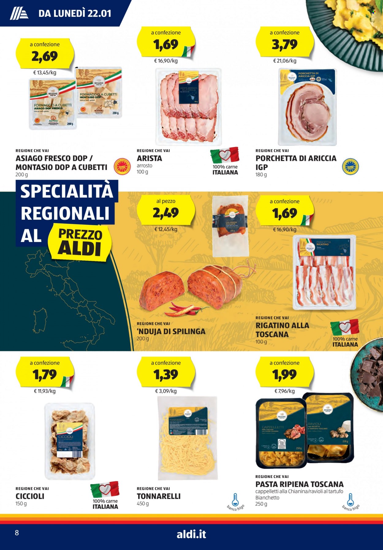 Volantino Aldi - 22/1/2024 - 28/1/2024. Pagina 8