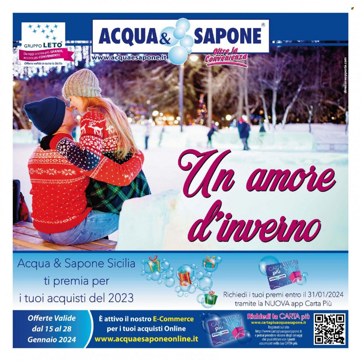 Volantino Acqua & Sapone - 15/1/2024 - 28/1/2024. Pagina 1
