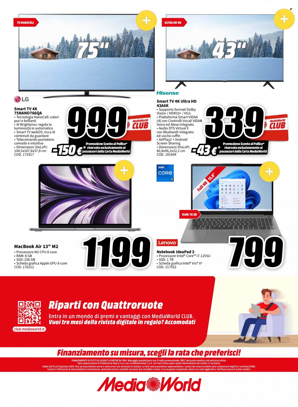 Volantino MediaWorld - 15/1/2024 - 25/1/2024. Pagina 32