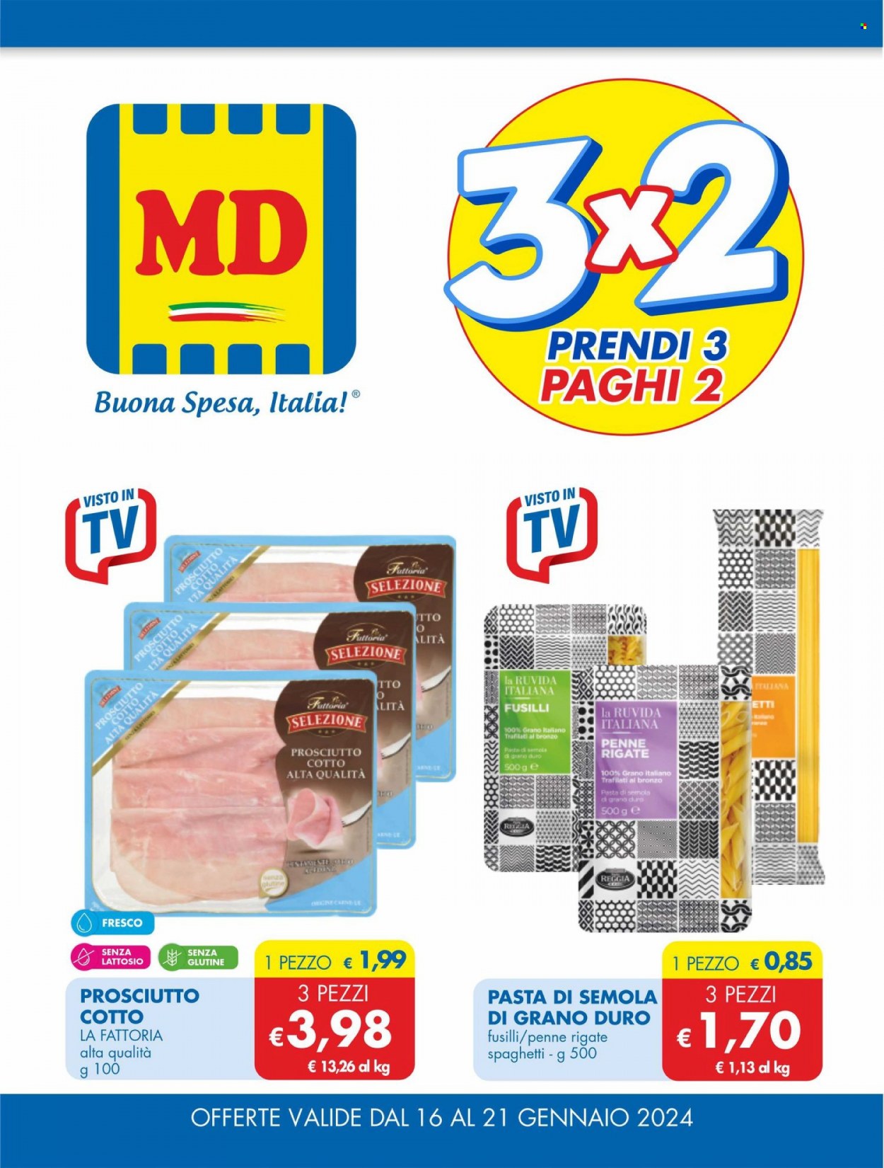 Leták MD Discount - 16.1.2024 - 21.1.2024. Strana 1