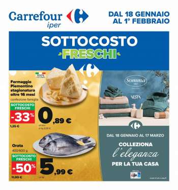 Volantino Carrefour - 18/1/2024 - 1/2/2024.
