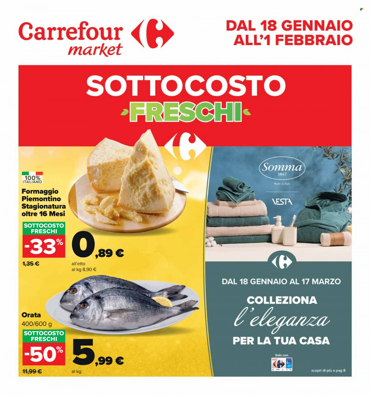 Leták Carrefour - 18.1.2024 - 1.2.2024. Strana 1