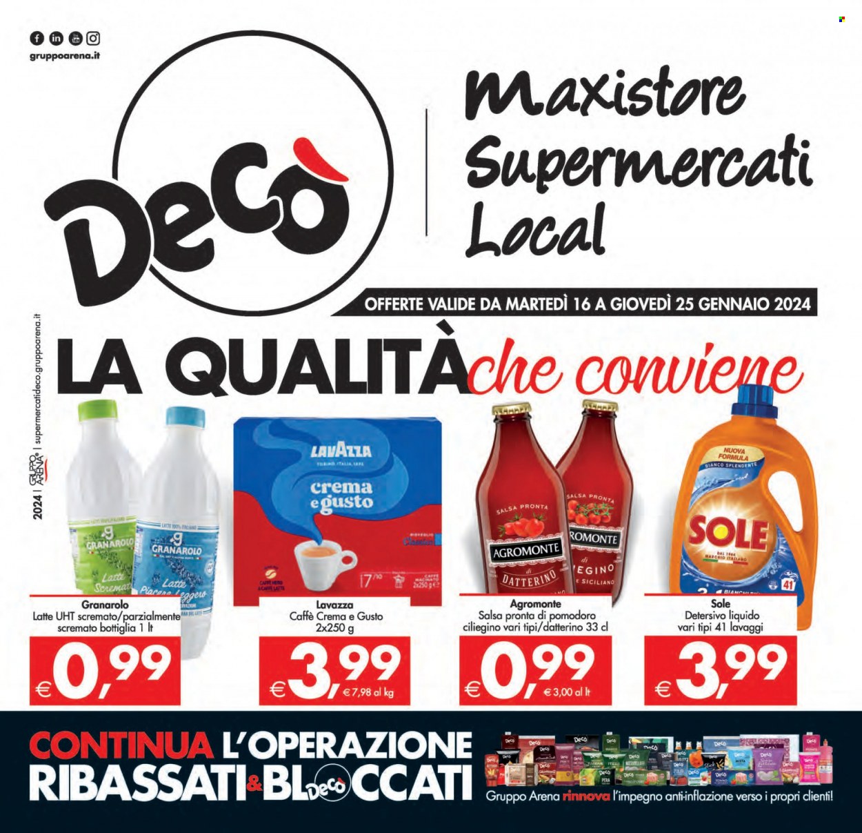 Volantino Deco - 16/1/2024 - 25/1/2024. Pagina 1