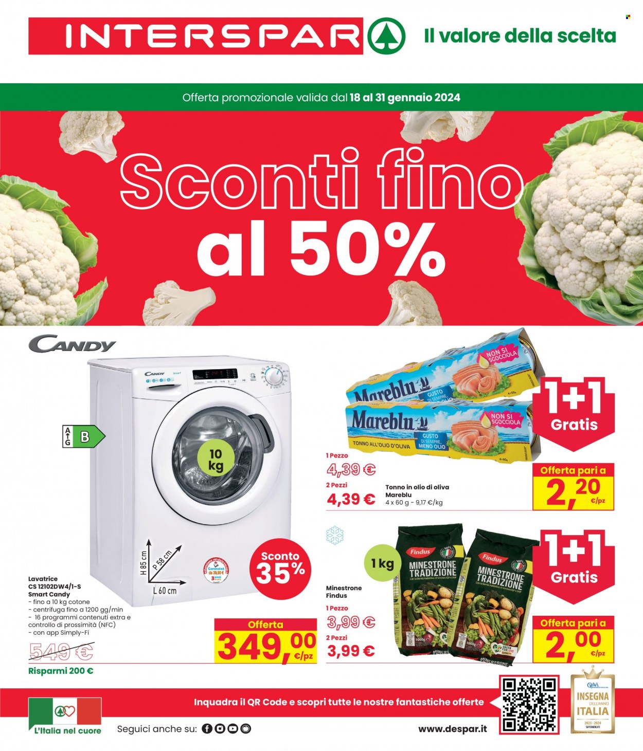 Volantino Interspar - 18/1/2024 - 31/1/2024. Pagina 1