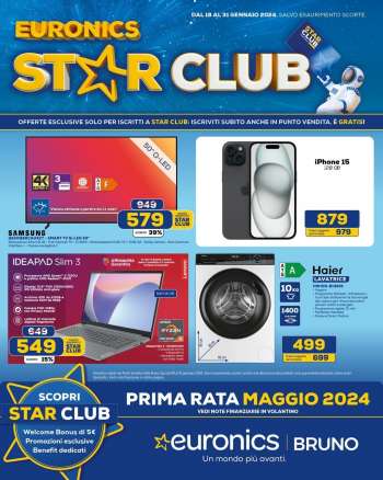 Volantino Euronics - 18/1/2024 - 31/1/2024.