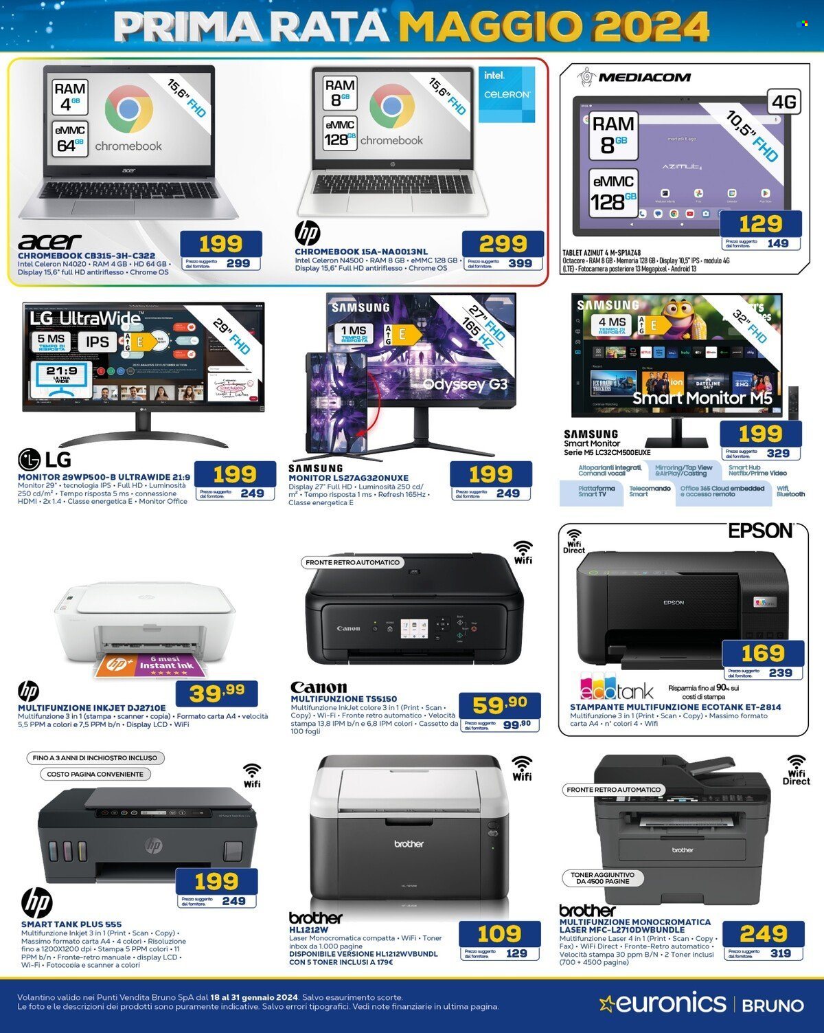 Volantino Euronics - 18/1/2024 - 31/1/2024. Pagina 12