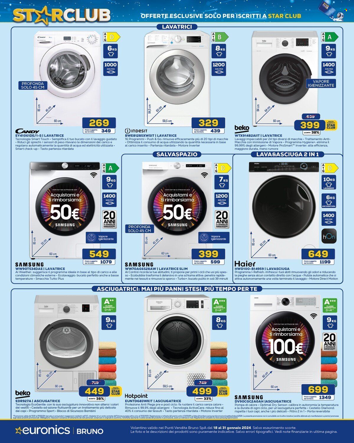 Volantino Euronics - 18/1/2024 - 31/1/2024. Pagina 16