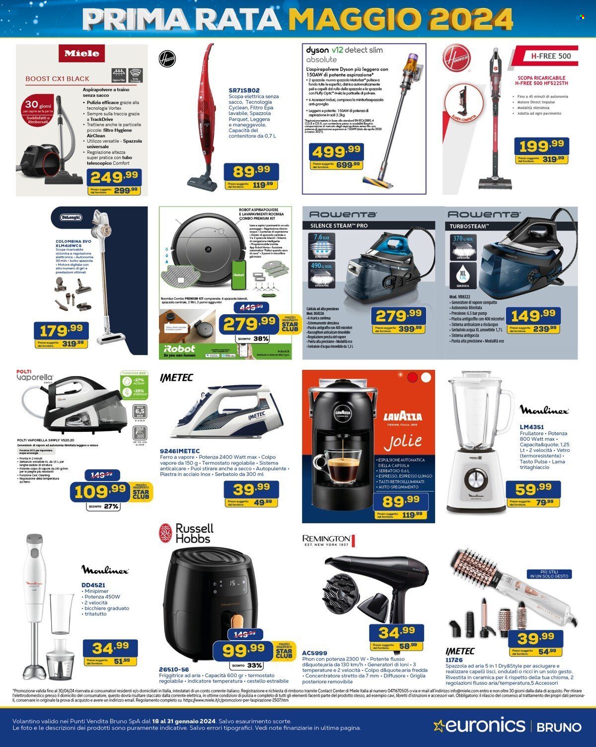 Volantino Euronics - 18/1/2024 - 31/1/2024. Pagina 24