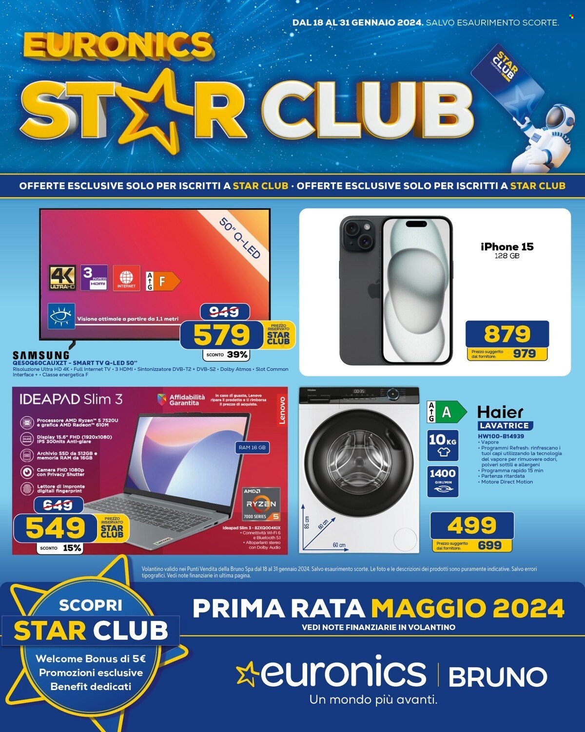 Volantino Euronics - 18/1/2024 - 31/1/2024. Pagina 26