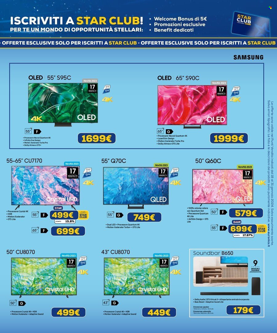 Volantino Euronics - 18/1/2024 - 31/1/2024. Pagina 13