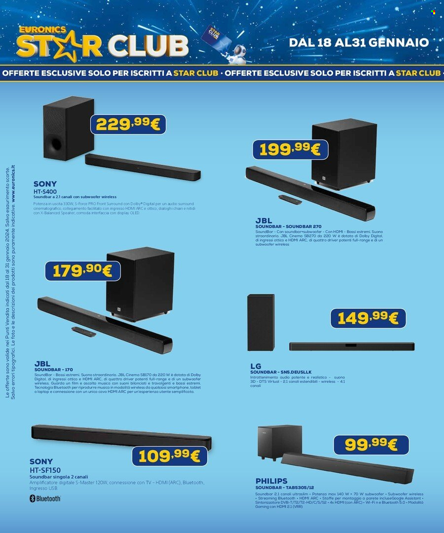 Volantino Euronics - 18/1/2024 - 31/1/2024. Pagina 14