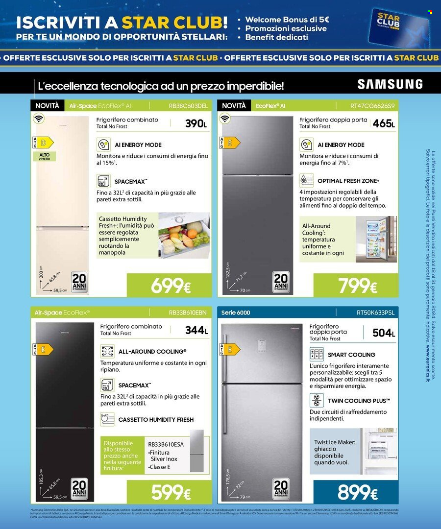 Volantino Euronics - 18/1/2024 - 31/1/2024. Pagina 18