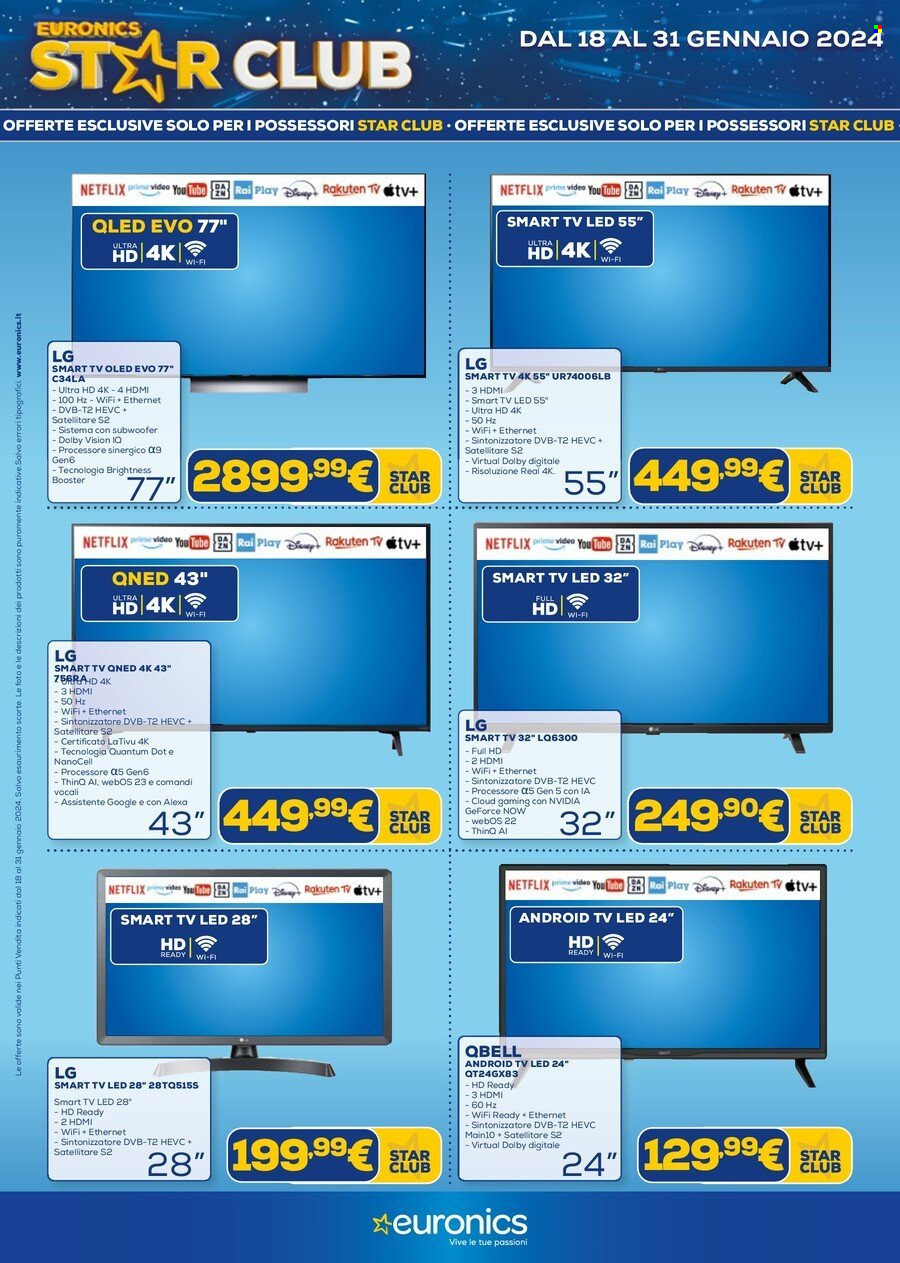 Volantino Euronics - 18/1/2024 - 31/1/2024. Pagina 2