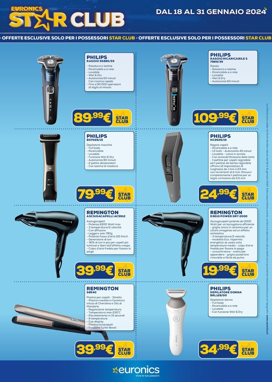 Volantino Euronics - 18/1/2024 - 31/1/2024. Pagina 19