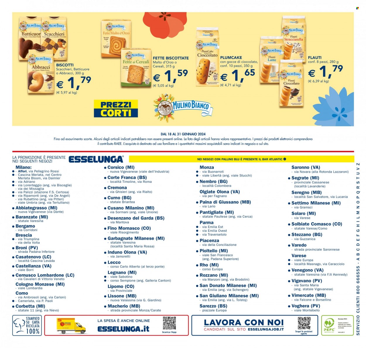 Volantino Esselunga - 18/1/2024 - 31/1/2024. Pagina 16