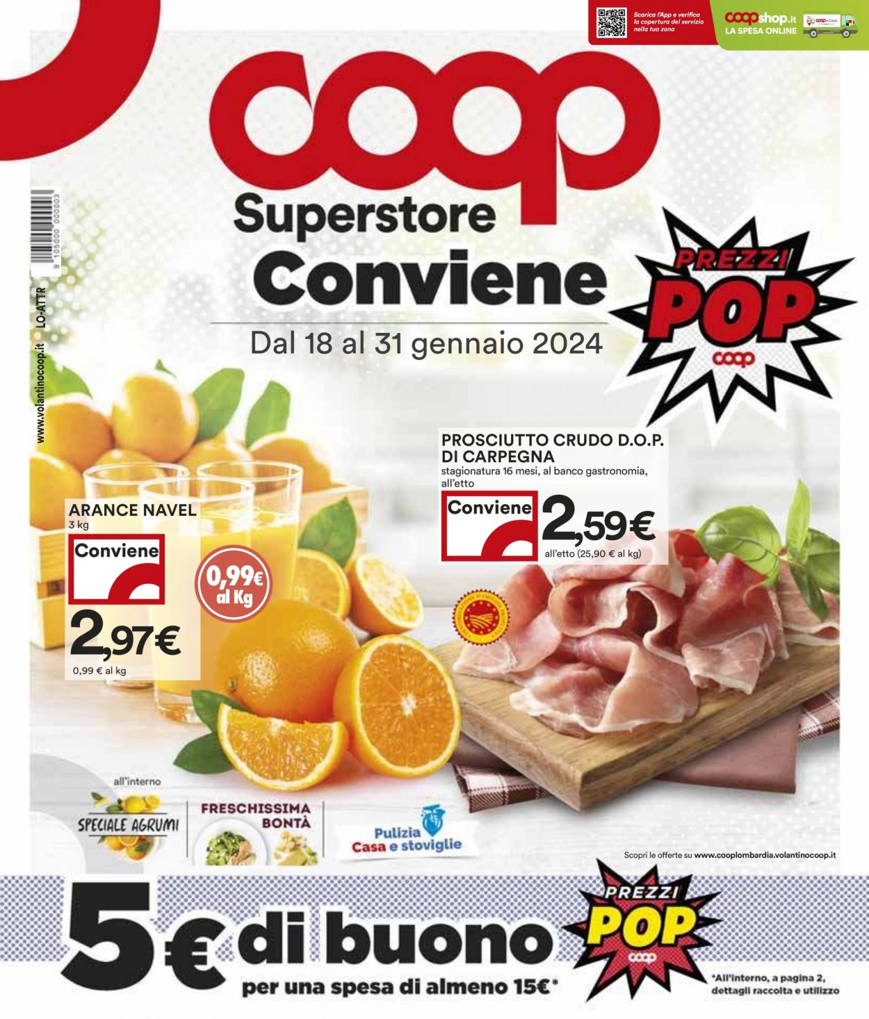 Leták Coop - 18.1.2024 - 31.1.2024. Strana 1