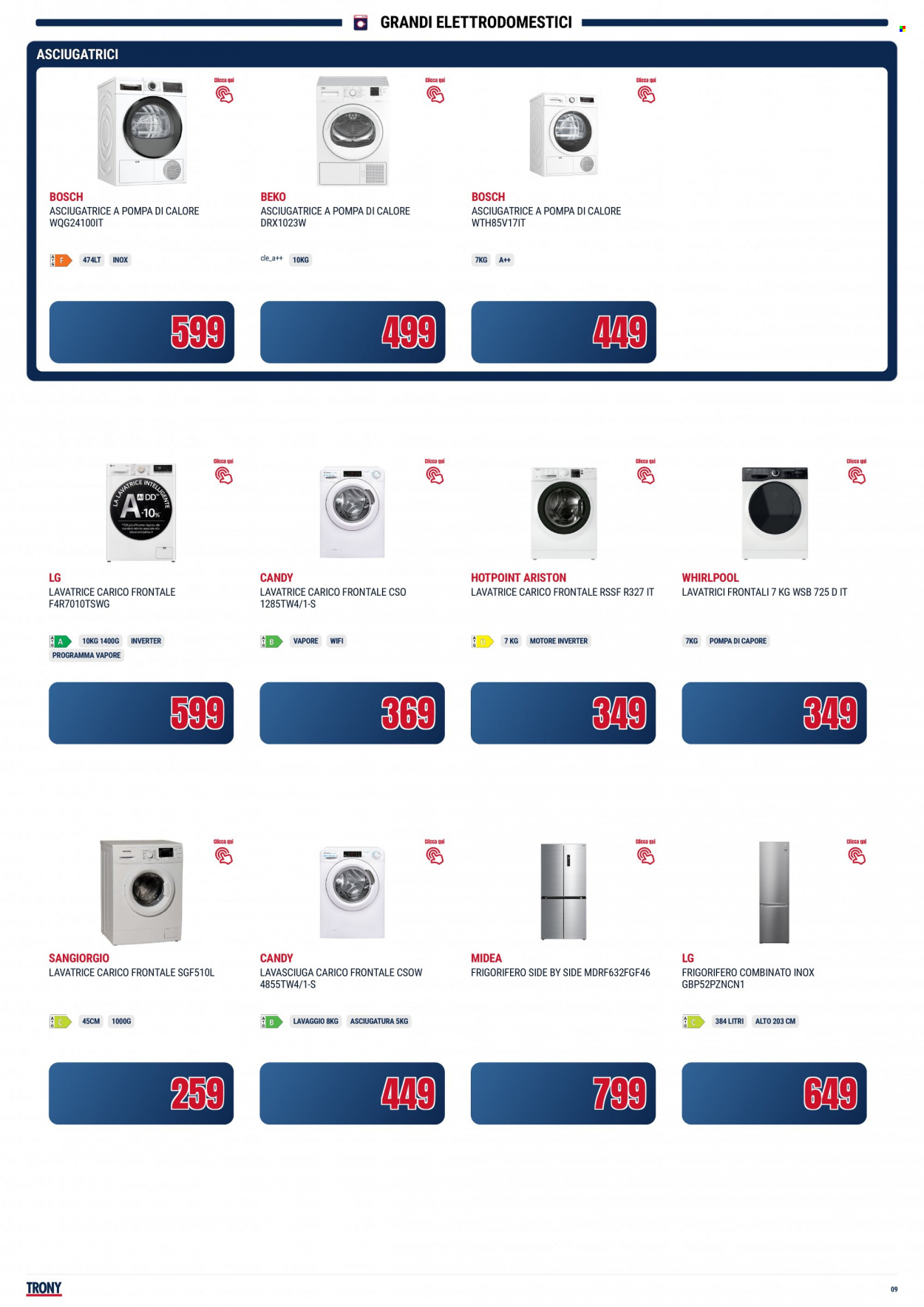 Volantino Trony - 18/1/2024 - 31/1/2024. Pagina 9