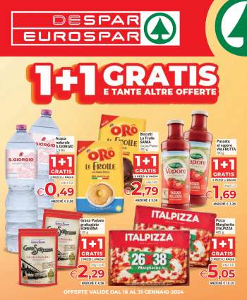 Volantino Eurospar - 18/1/2024 - 31/1/2024.