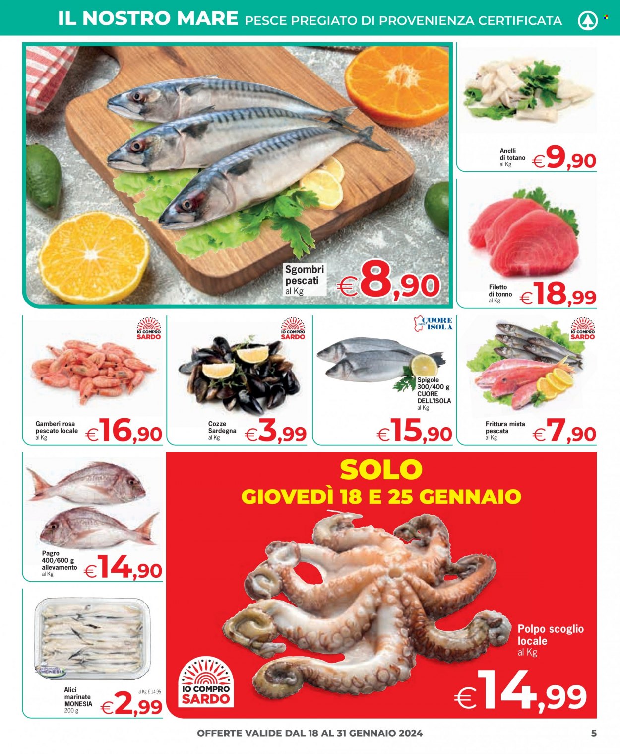 Leták Eurospar - 18.1.2024 - 31.1.2024. Strana 5