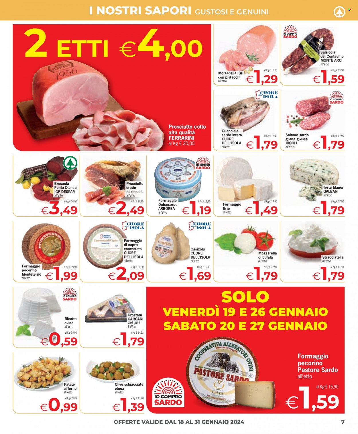 Volantino Eurospar - 18/1/2024 - 31/1/2024. Pagina 7