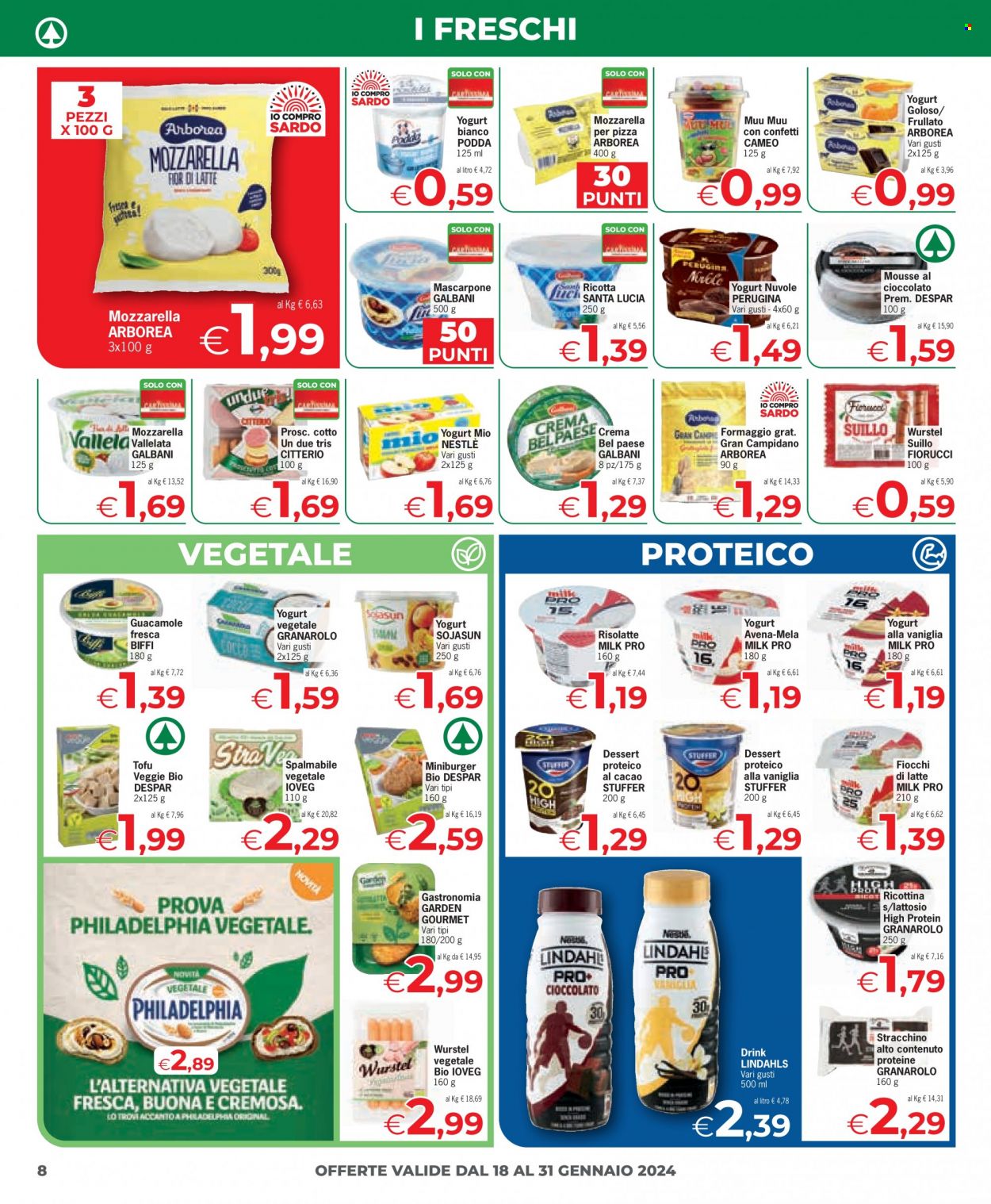 Leták Eurospar - 18.1.2024 - 31.1.2024. Strana 8