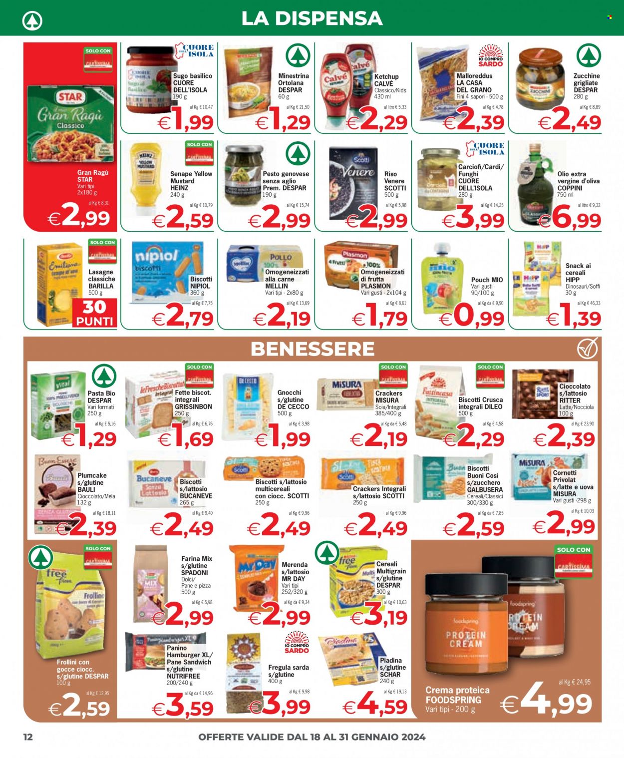 Volantino Eurospar - 18/1/2024 - 31/1/2024. Pagina 12