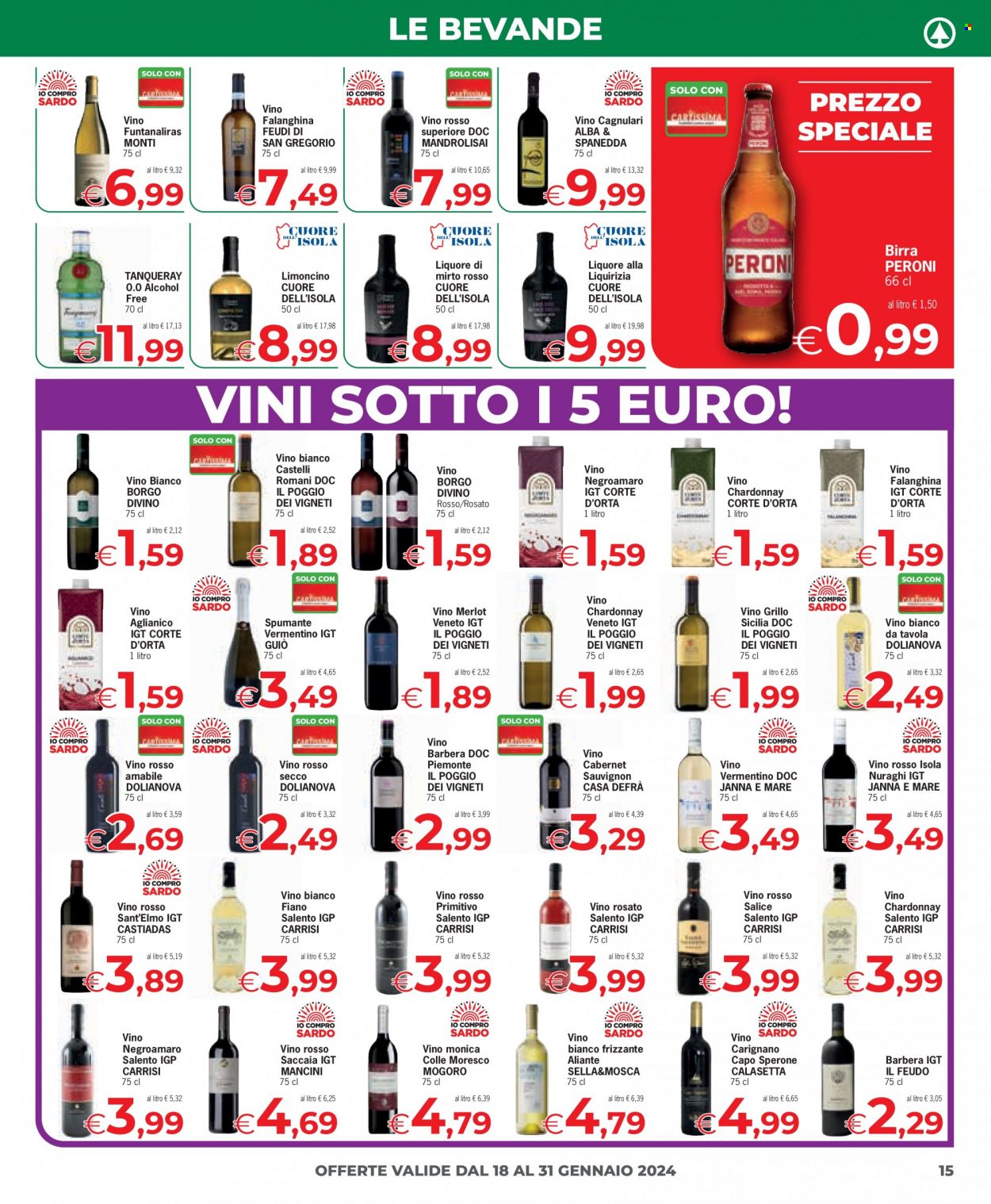 Volantino Eurospar - 18/1/2024 - 31/1/2024. Pagina 15