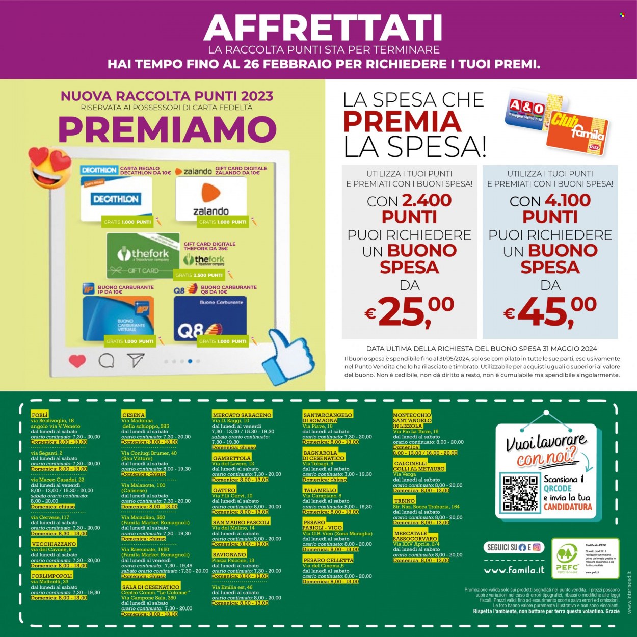 Volantino Famila - 25/1/2024 - 7/2/2024. Pagina 24