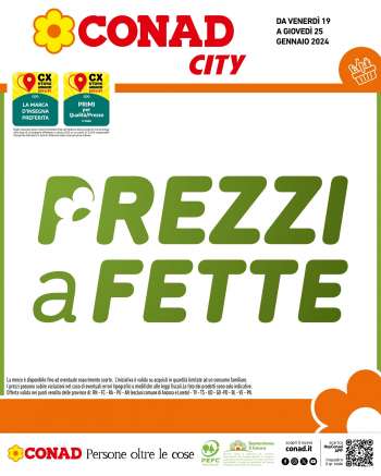 Volantino Conad City - 19/1/2024 - 25/1/2024.