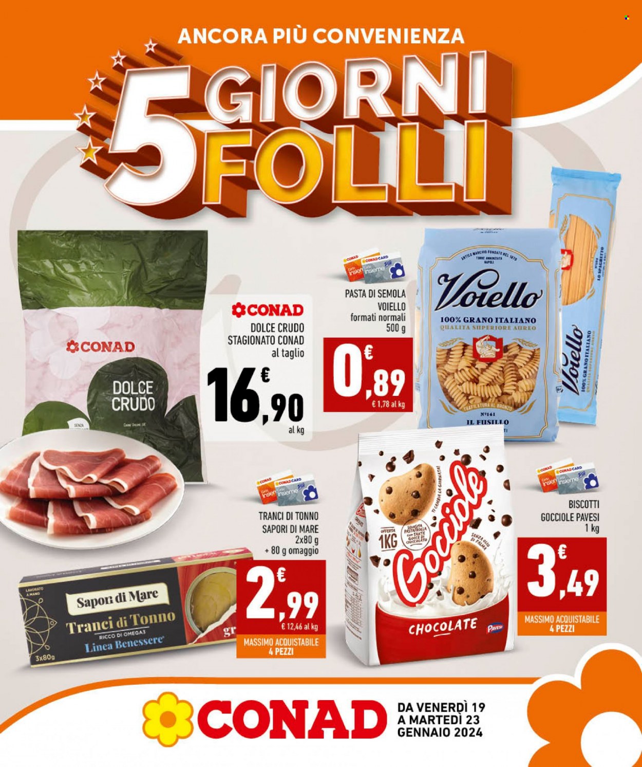 Leták Conad - 19.1.2024 - 23.1.2024. Strana 1