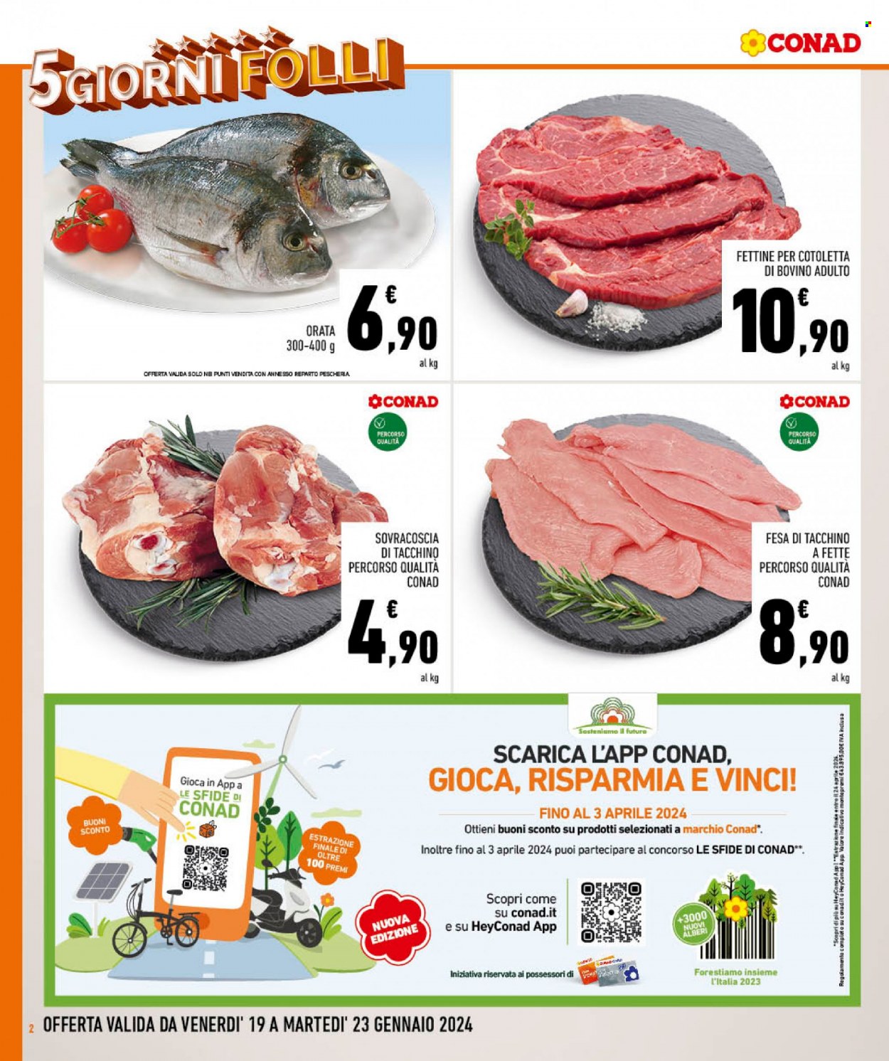 Leták Conad - 19.1.2024 - 23.1.2024. Strana 2