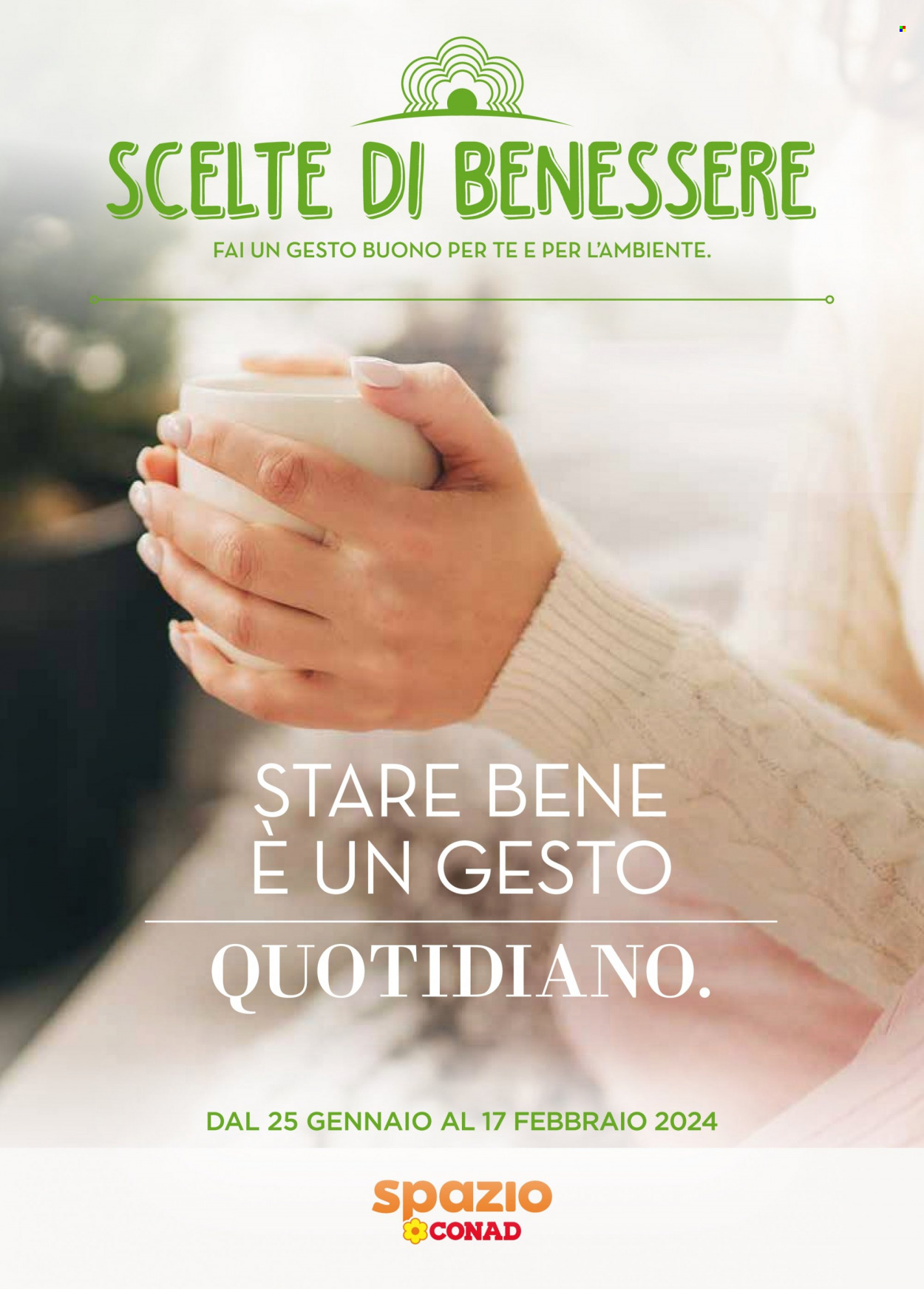 Volantino Spazio Conad - 25/1/2024 - 17/2/2024. Pagina 1