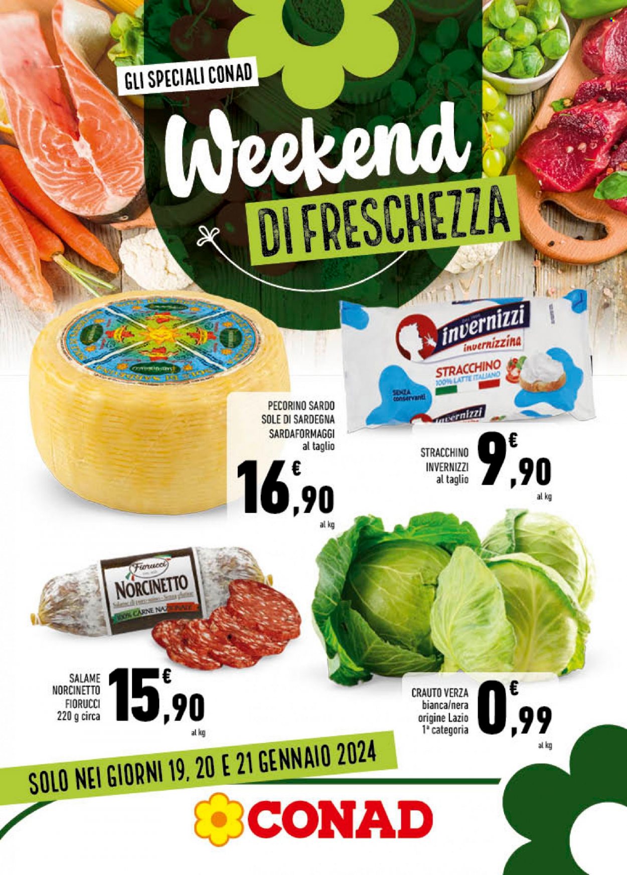 Leták Conad - 19.1.2024 - 21.1.2024. Strana 1
