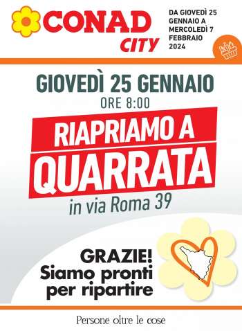 Volantino Conad City - 25/1/2024 - 7/2/2024.