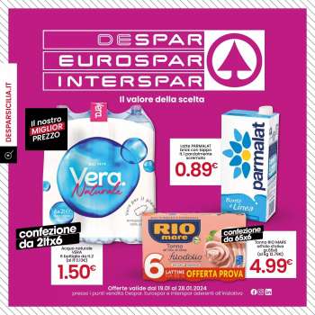 Volantino Eurospar - 19/1/2024 - 28/1/2024.