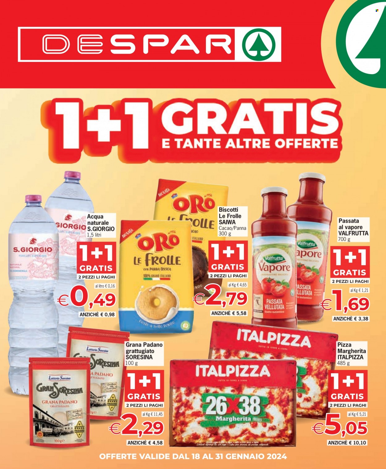 Leták Despar - 18.1.2024 - 31.1.2024. Strana 1