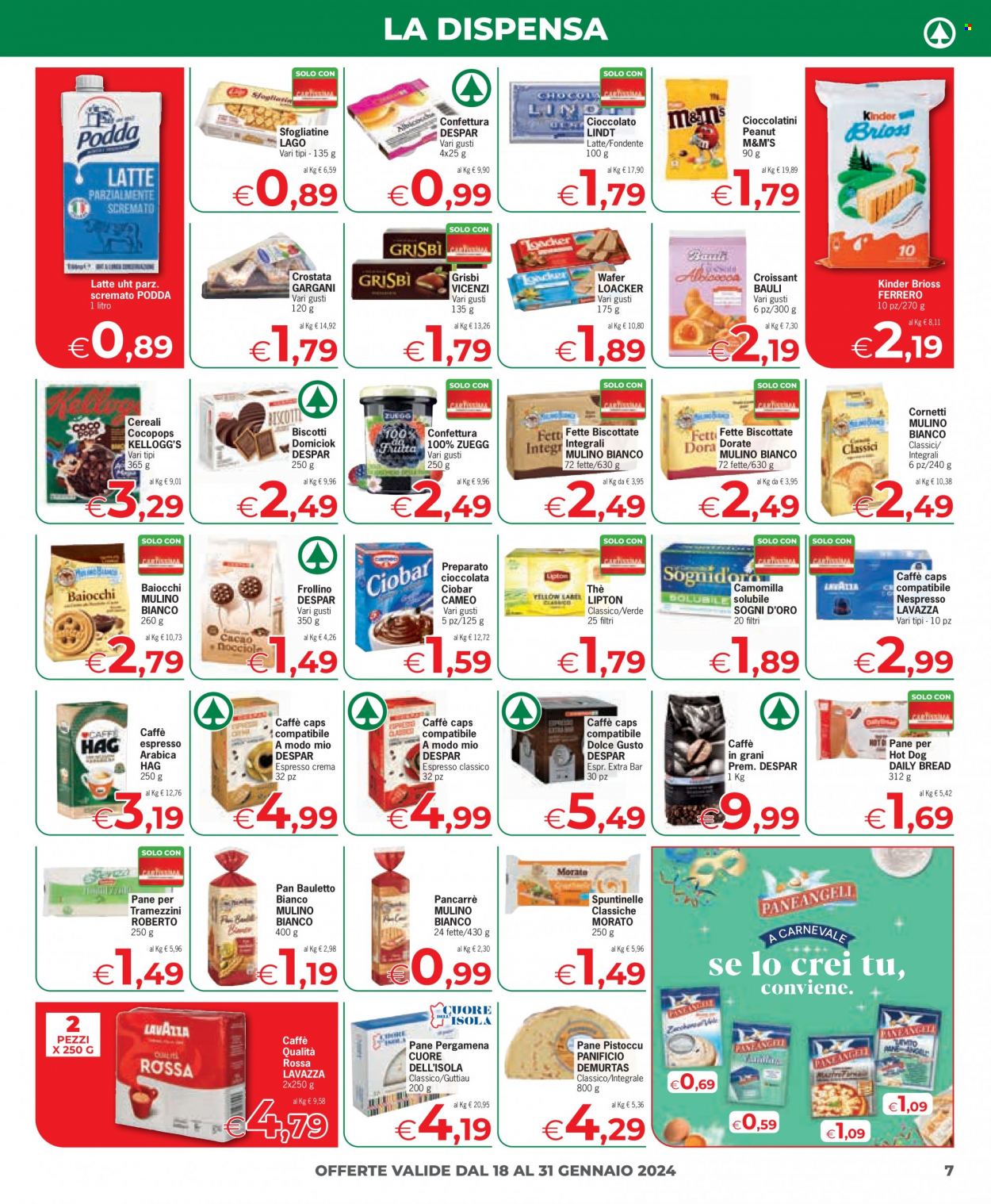 Volantino Despar - 18/1/2024 - 31/1/2024. Pagina 7
