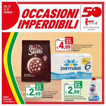 Volantino Iper, La grande i - 22/1/2024 - 31/1/2024.