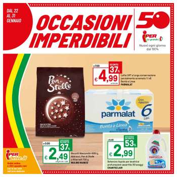 Volantino Iper, La grande i - 22/1/2024 - 31/1/2024.