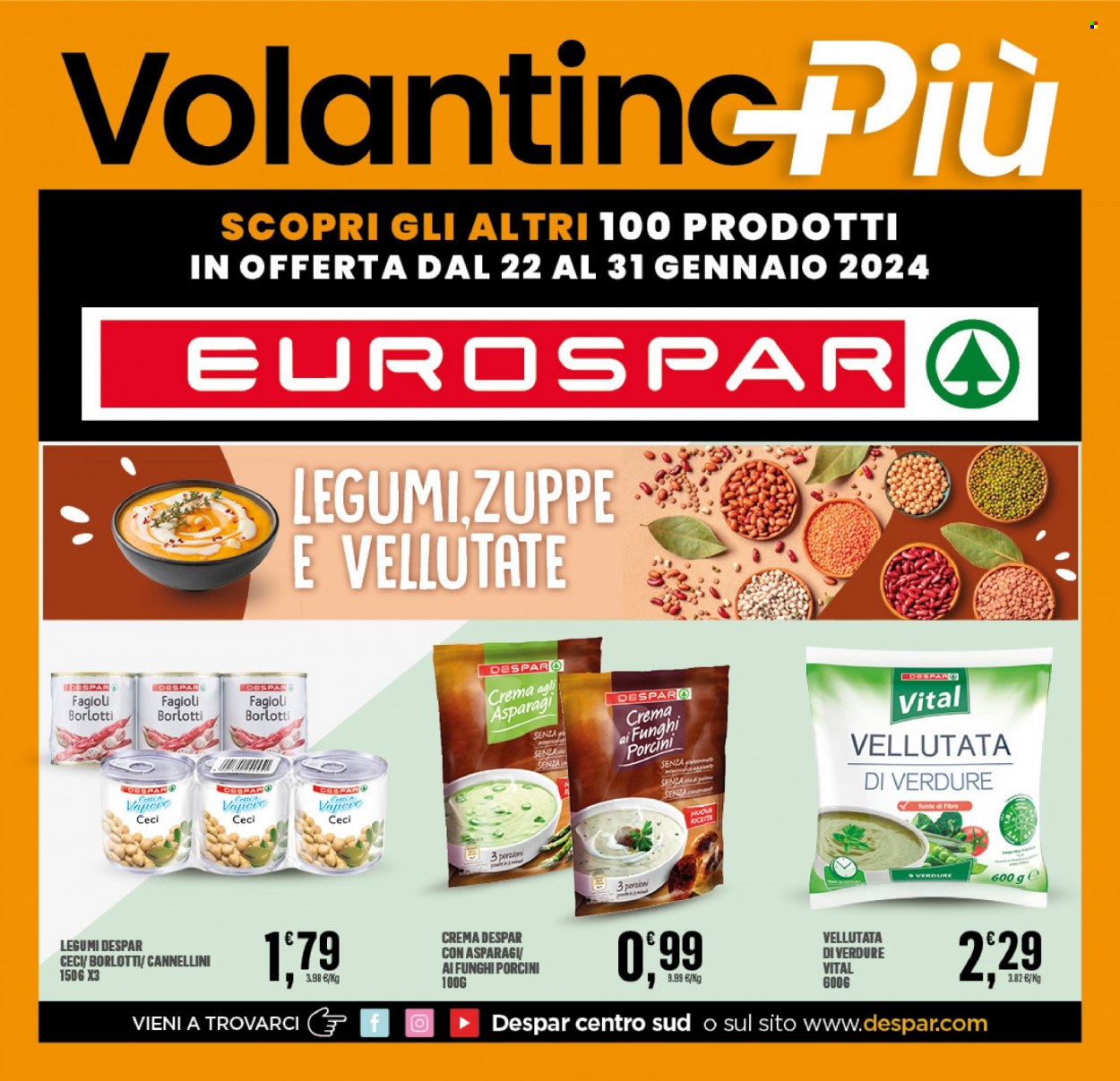 Volantino Eurospar - 22/1/2024 - 31/1/2024. Pagina 13