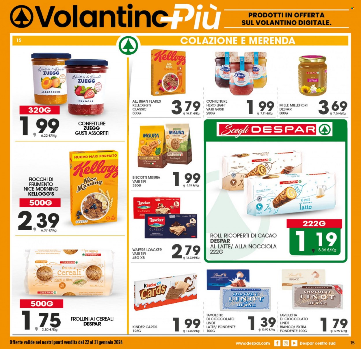 Volantino Eurospar - 22/1/2024 - 31/1/2024. Pagina 15
