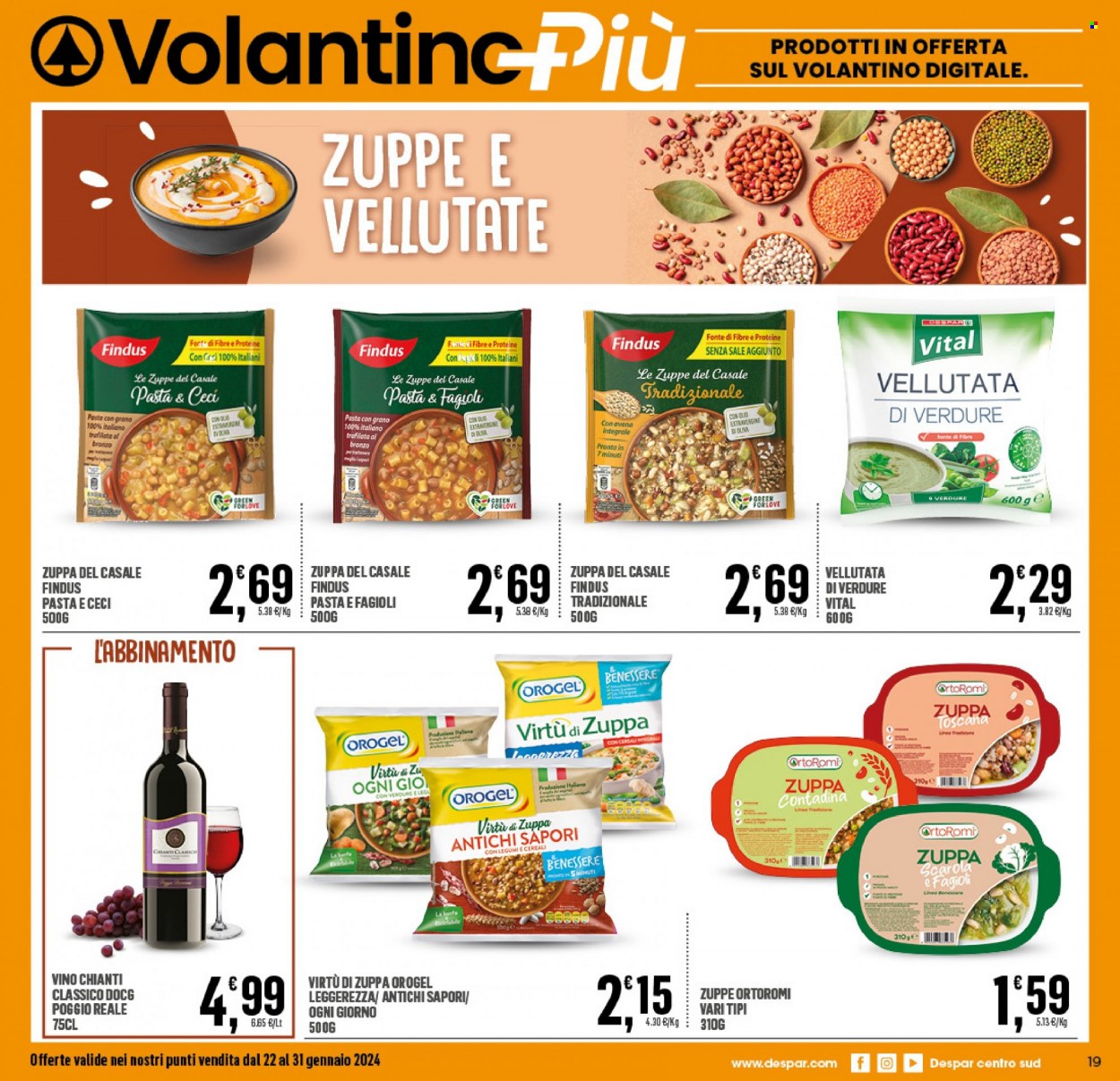 Volantino Eurospar - 22/1/2024 - 31/1/2024. Pagina 19