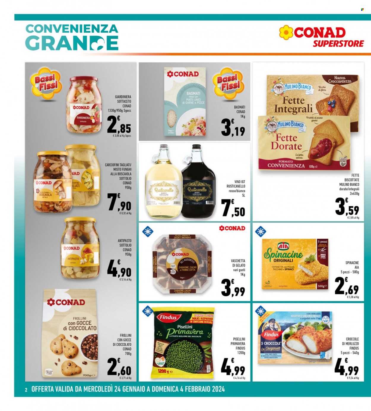 Volantino Conad Superstore - 24/1/2024 - 4/2/2024. Pagina 2
