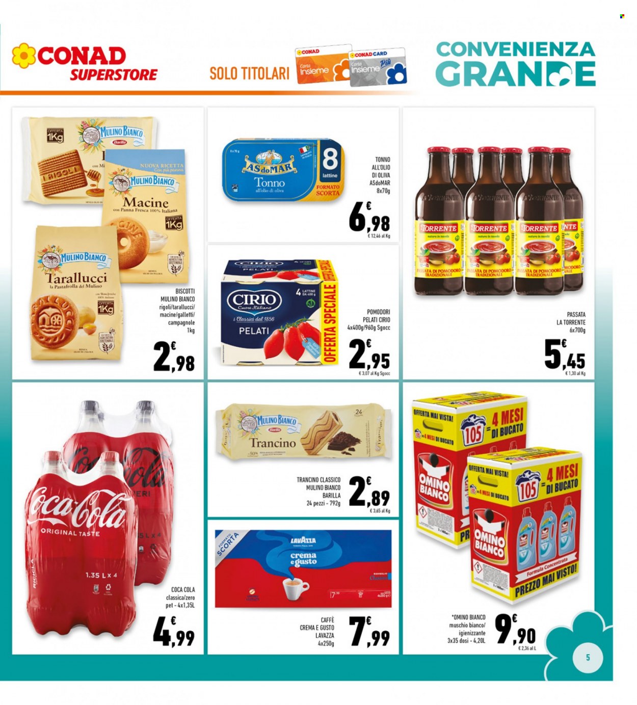 Volantino Conad Superstore - 24/1/2024 - 4/2/2024. Pagina 5