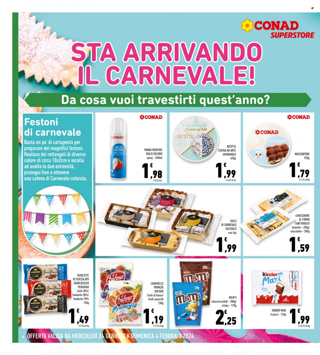 Volantino Conad Superstore - 24/1/2024 - 4/2/2024. Pagina 6