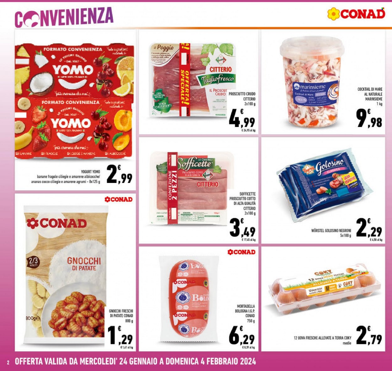 Leták Conad - 24.1.2024 - 4.2.2024. Strana 2