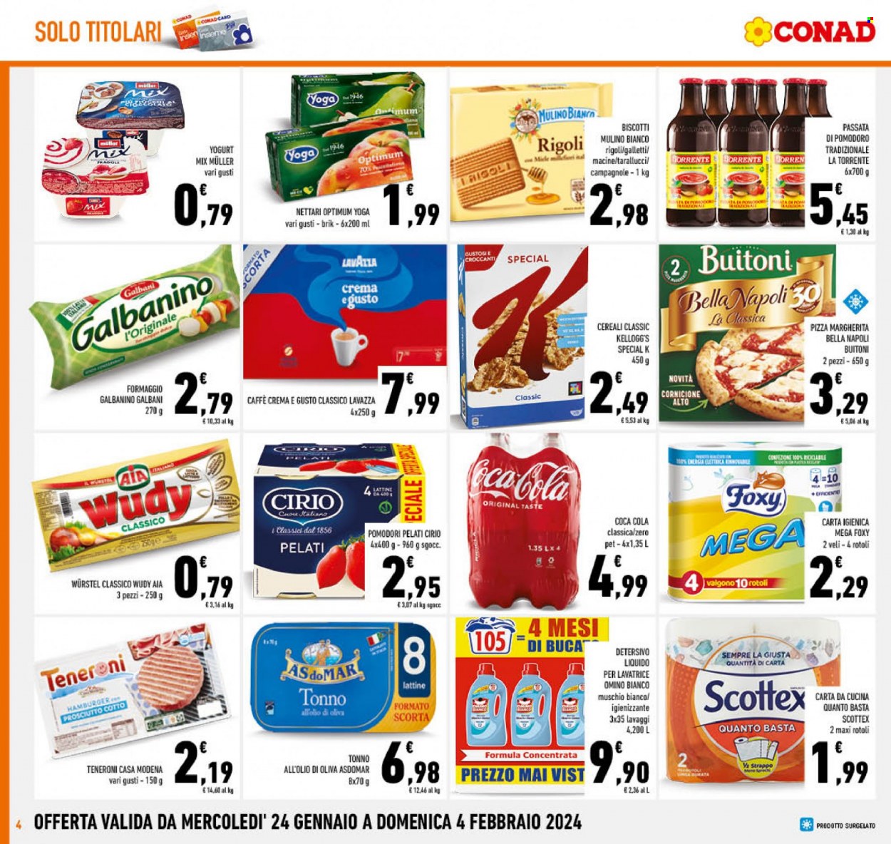 Volantino Conad - 24/1/2024 - 4/2/2024. Pagina 4