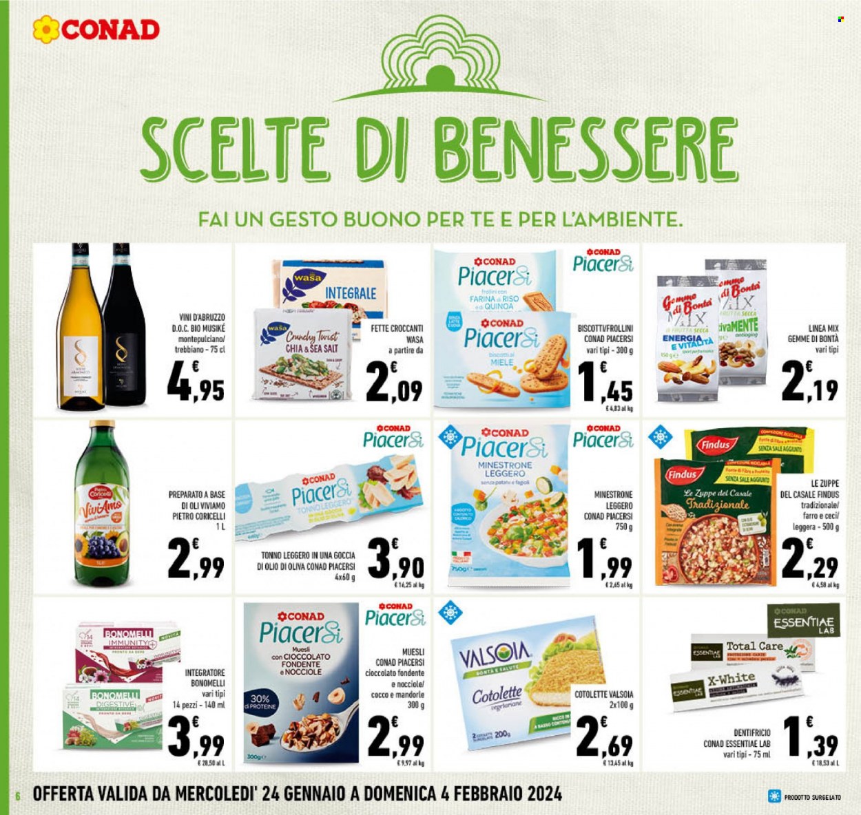 Volantino Conad - 24/1/2024 - 4/2/2024. Pagina 6