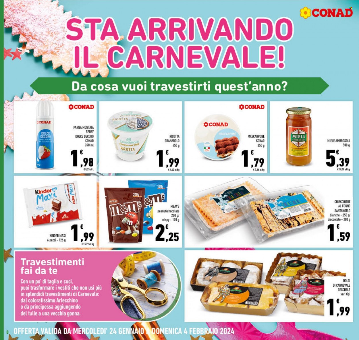 Volantino Conad - 24/1/2024 - 4/2/2024. Pagina 8